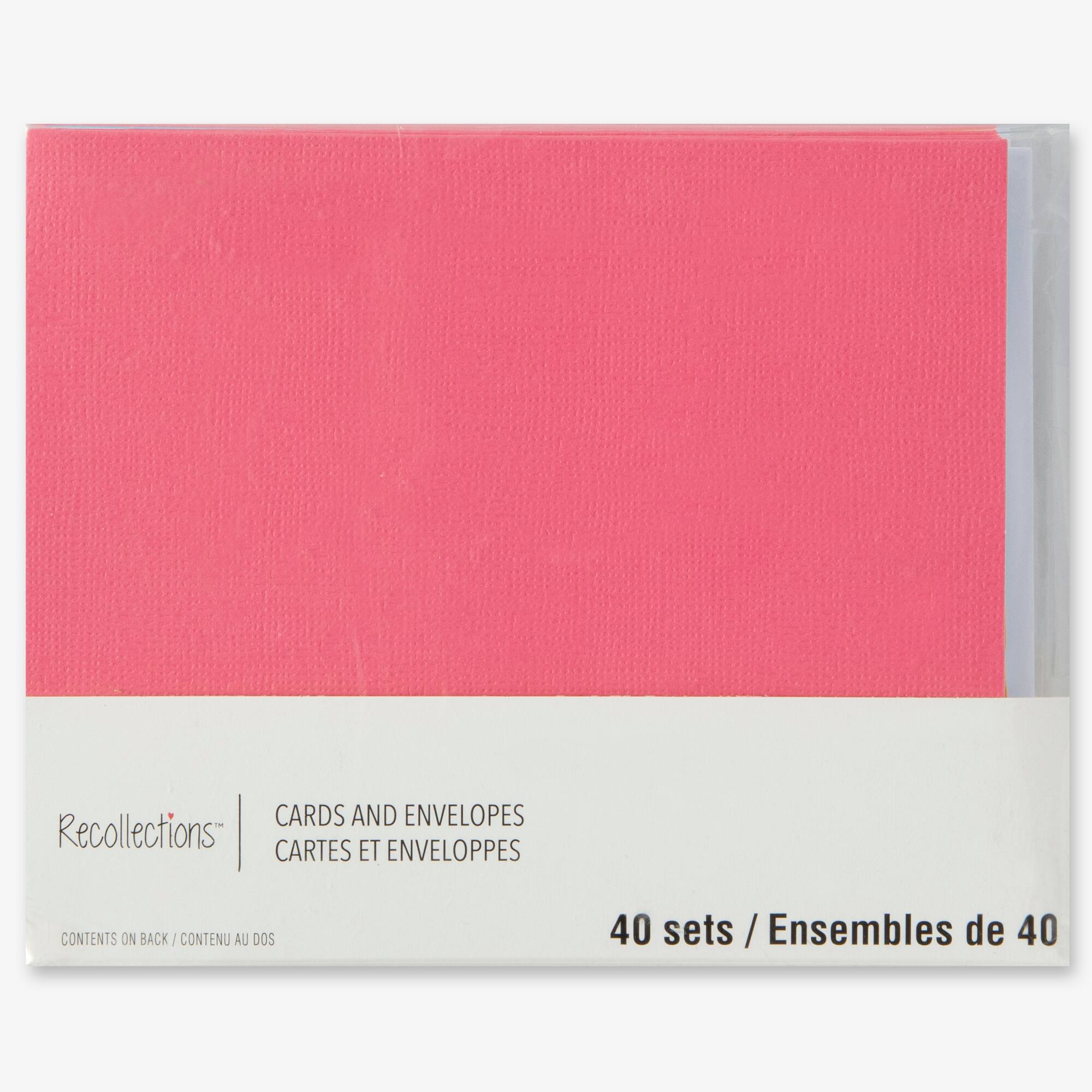 Solid Rainbow Cards & Envelopes by Recollections™, 4.25" x 5.5"